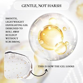 Vivo Per Lei Facial Peeling Gel - Exfoliates Dead Skin - Gentle - 4.05 Oz | Exfoliating Gel for Rough, Dry, Sensitive or Mature Skin - Face Peel with Dead Sea Minerals - Non Abrasive
