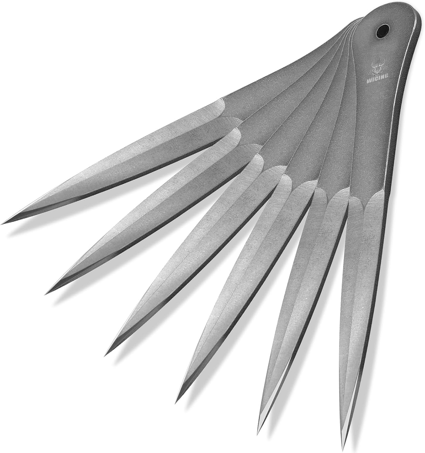 WICING 9.5 Inch Throwing Spikes 0.236" Thick Full Tang