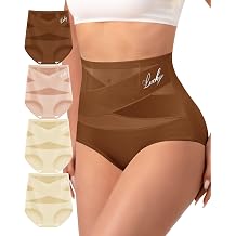 MEIYATING Women's Underwear Tummy Control High Waisted Postpartum Panties