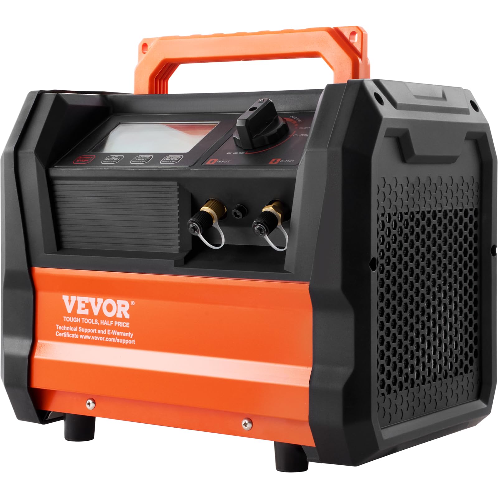 VEVOR Station de Récupération Fluides Frigorigènes Portable, Machine de Récupération de Réfrigérant 1 HP Double Cylindre, Moteur sans Balais 3000 tr/min, pour Automobile Climatisation HVAC Domestique