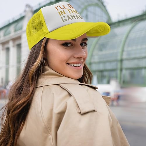 Miniatura 5 de Ill Be in The Garages Retros Colors Dad Jokes Essential Snapback Hat Mens Unisex Summer Trucker Caps