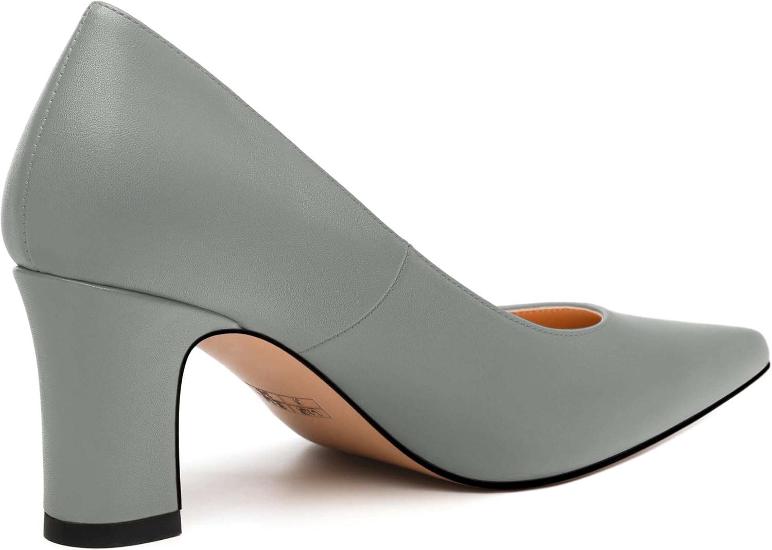 Women's Pumps, Pointed Closed Toe Mid Heel, Fashion Solid Matte Daily Working Party Shoes for Women 2.5Inch