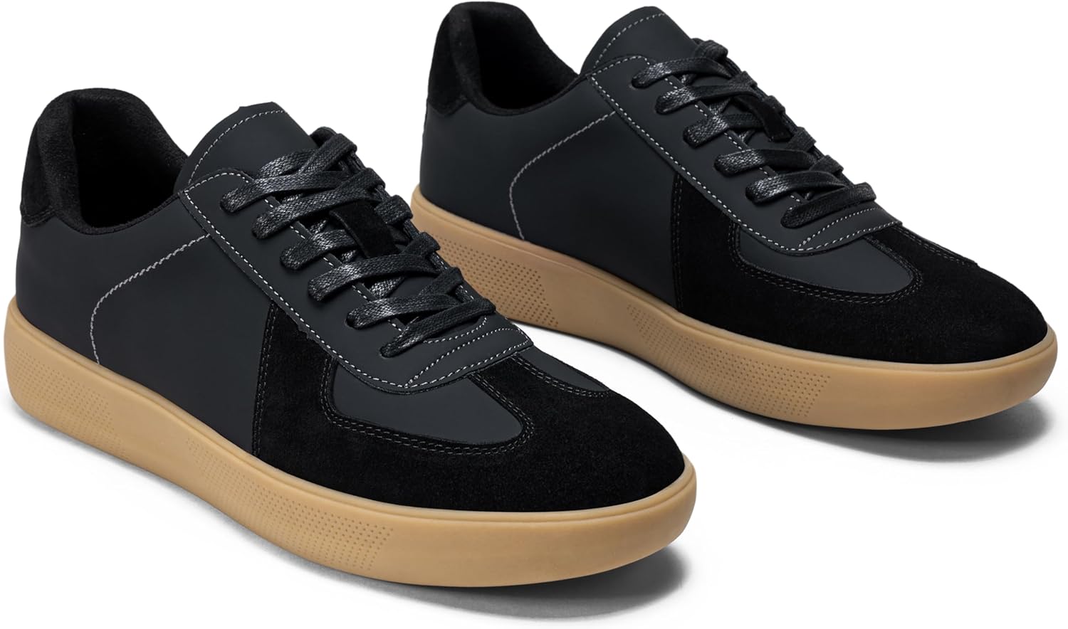 Jousen Mens Sneakers Casual Classic Lace Up Dress Shoes Lightweight Comfortable Daily Fashion Footwear for Men - Image 2