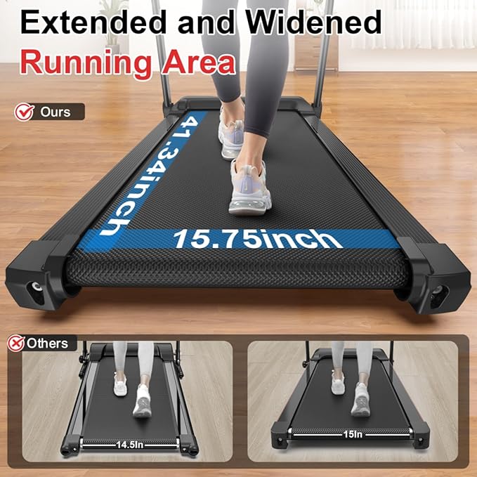 Caminadora Portátil Wheloy con Pantalla LED, Capacidad 265 LB miniatura 7