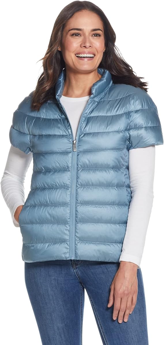 MARTHA STEWART Womens Puffy Vest Down Vest Jacket for Women… at