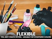 Vista 5 de Angelus - Pintura acrílica para cuero, 1 onza líquida (paquete de 1), color turquesa