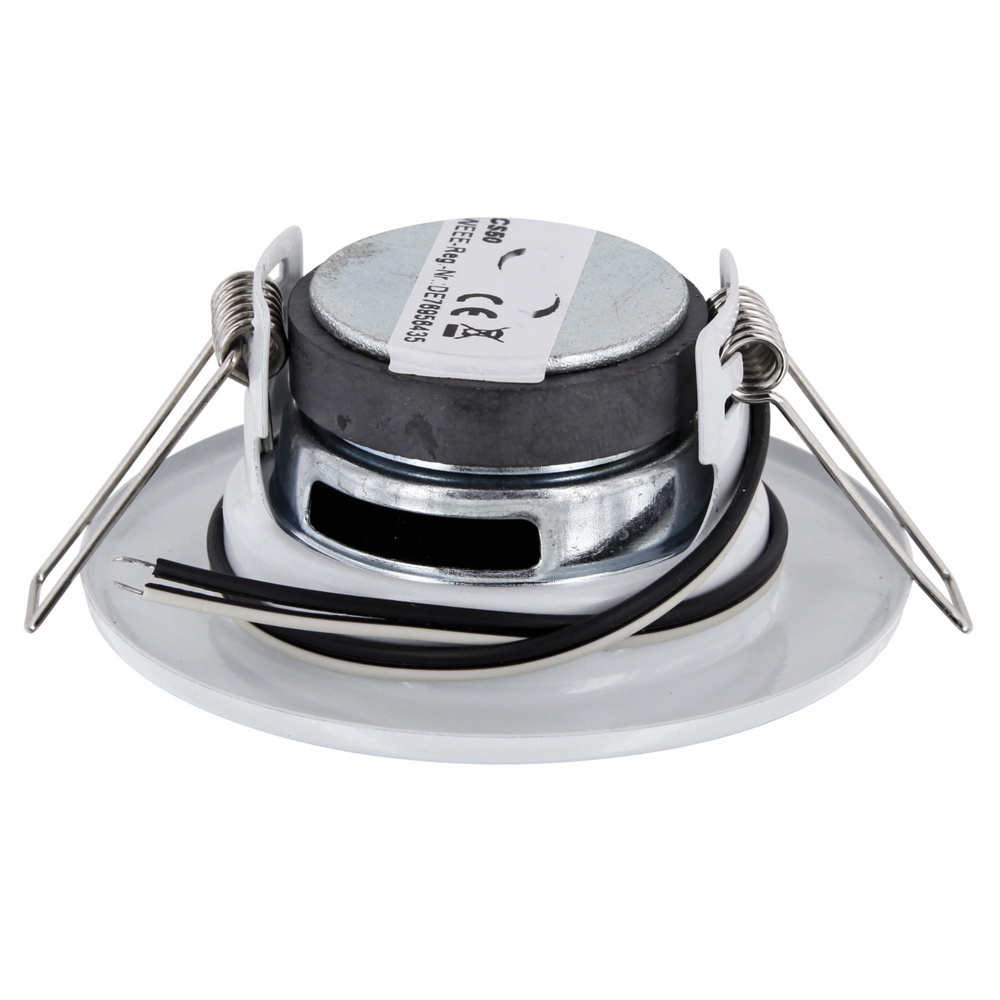 HAVA Altoparlante Integrato da 3W, Metallico, Bianco