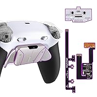 Vista 10 de eXtremeRate RISE4 Plus MAX RMB Back Paddles Kit with Clicky Trigger Stops & Rubberized Grip for PS5 Controller BDM-030 040 050, Remappable Real