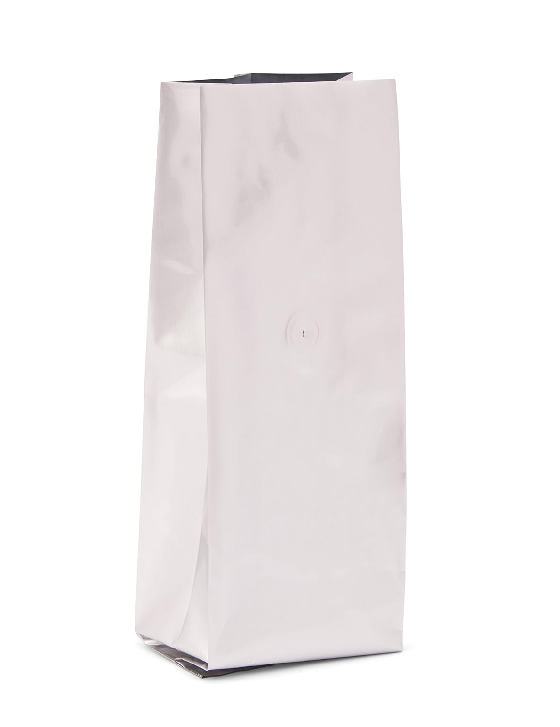 Pacific Bag 300528 Foil Gusseted Bag, 2 lb, Silver with Valve (Case of