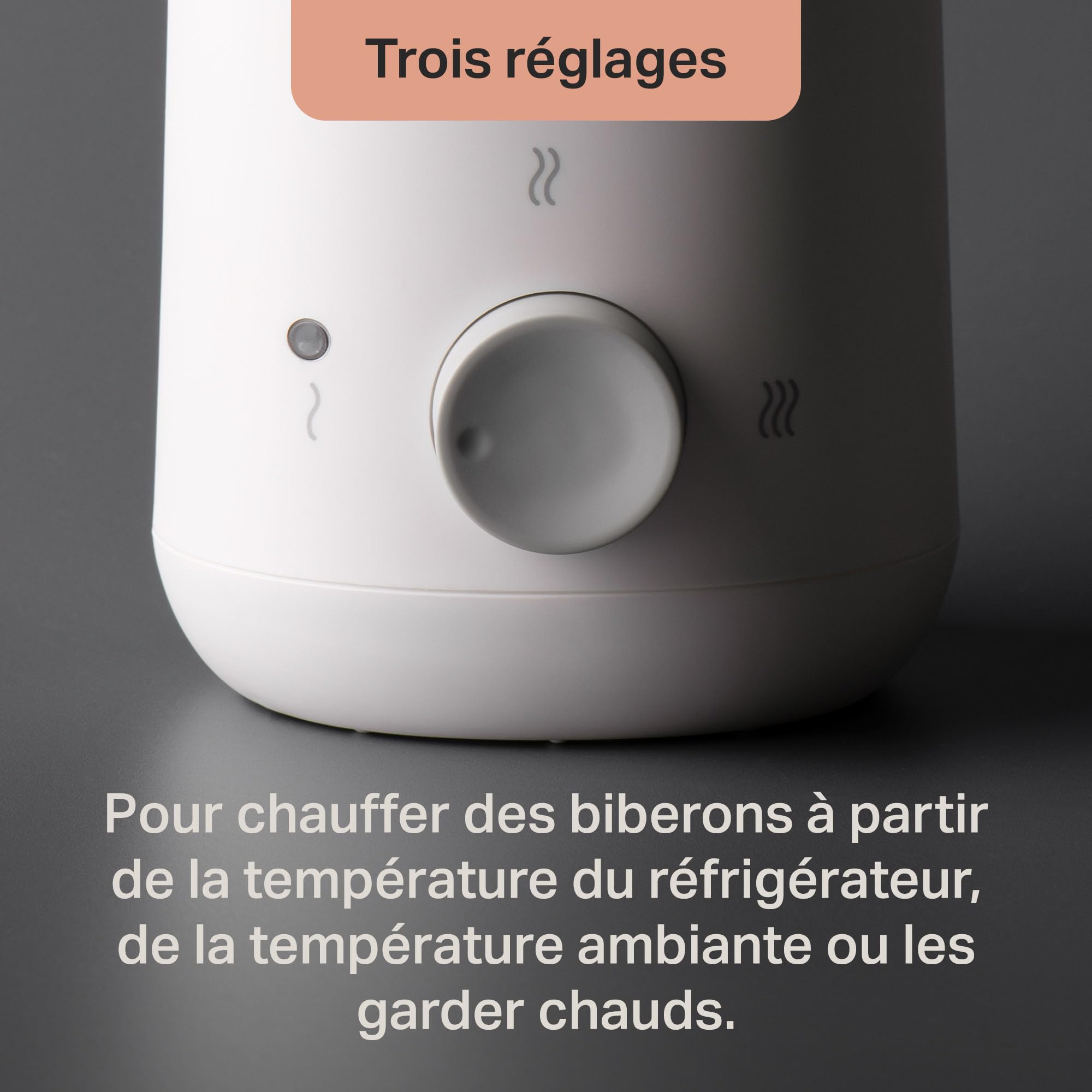 Tommee Tippee Easiwarm Chauffe-biberons et Petits Pots Électrique, Blanc, Réchauffe les Biberons en Quelques Minutes, Minuteur Automatique, Un Cadran