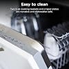 Ninja DZ550 Foodi 10 Quart 6-in-1 DualZone Smart XL Air Fryer with 2 Independent Baskets, Smart Cook Thermometer for Perfect Doneness, Match Cook & Smart Finish to Roast, Dehydrate & More, Gray