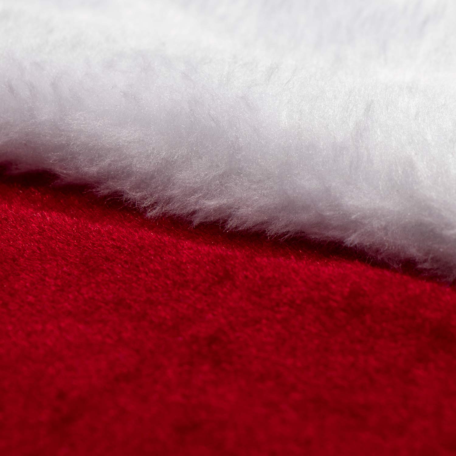 COM-FOUR® 3x XL Skarpeta swiateczna premium do wypelnienia prezentami - Skarpeta Mikolaja do zawieszenia - Dekoracja swiateczna z pomponem