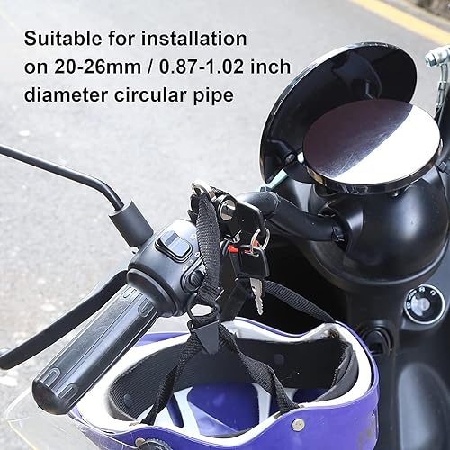 Miniatura 5 de Cerradura de casco de motocicleta, accesorios de motocicleta para motocicleta, accesorios eléctricos para motos, accesorios eléctricos de