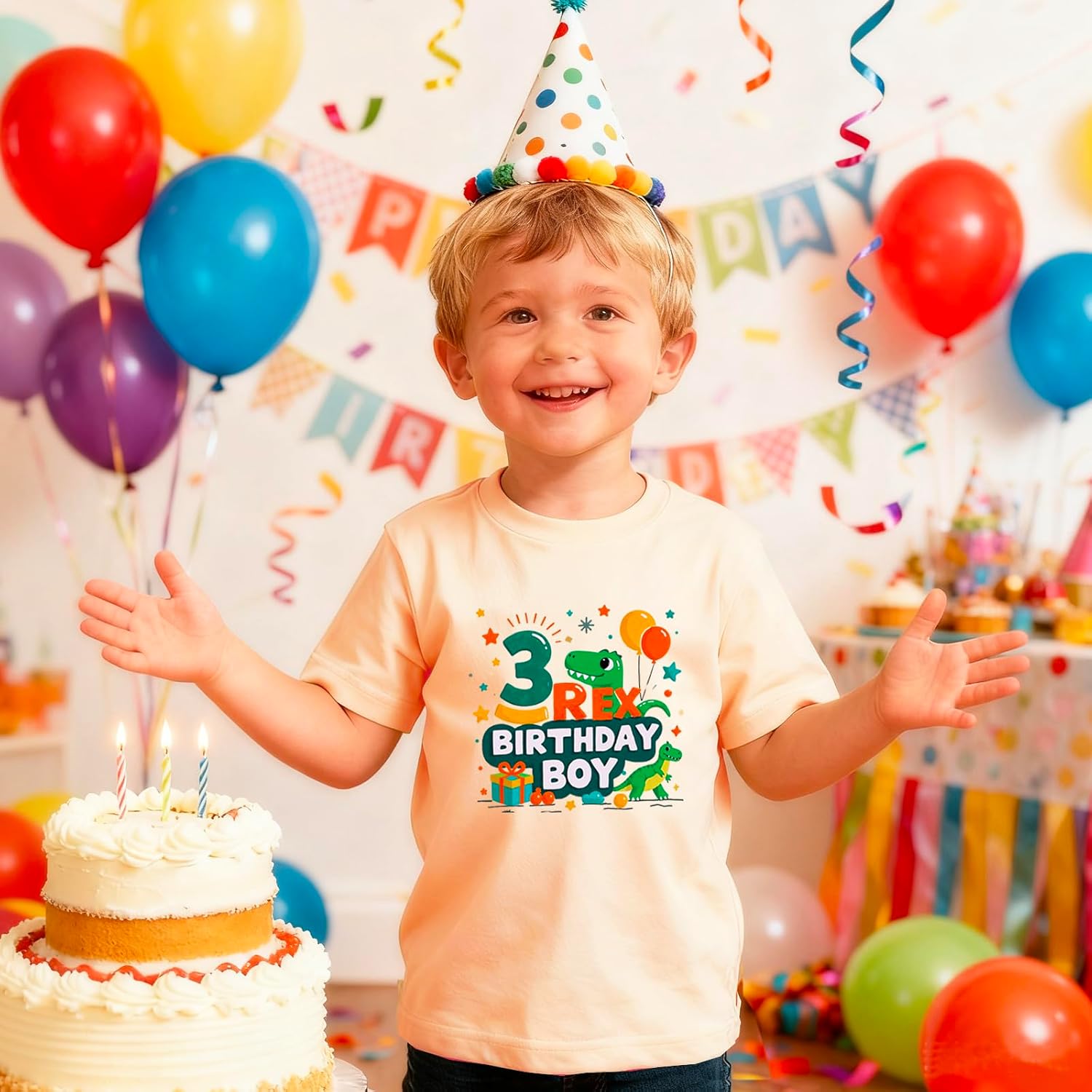 Birthday Boy Shirt 3rd 4th 5th 6th 7th 8th Boys Birthday Shirt Classic Crewneck Cotton Tees