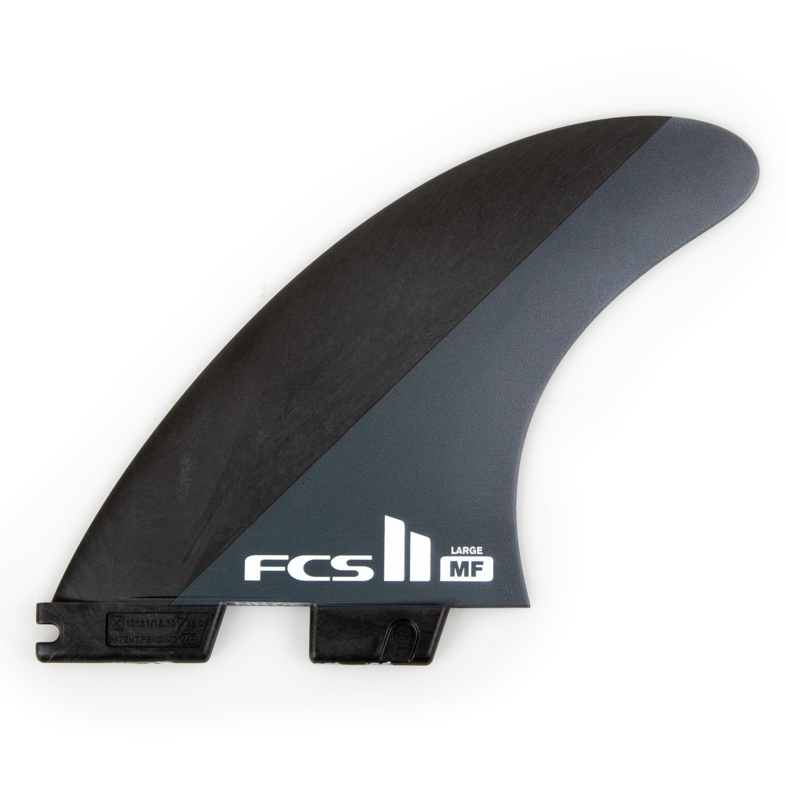 FCS II Mick Fanning Neo Carbon TRI Finnen Set 2025 Black/Charcoal