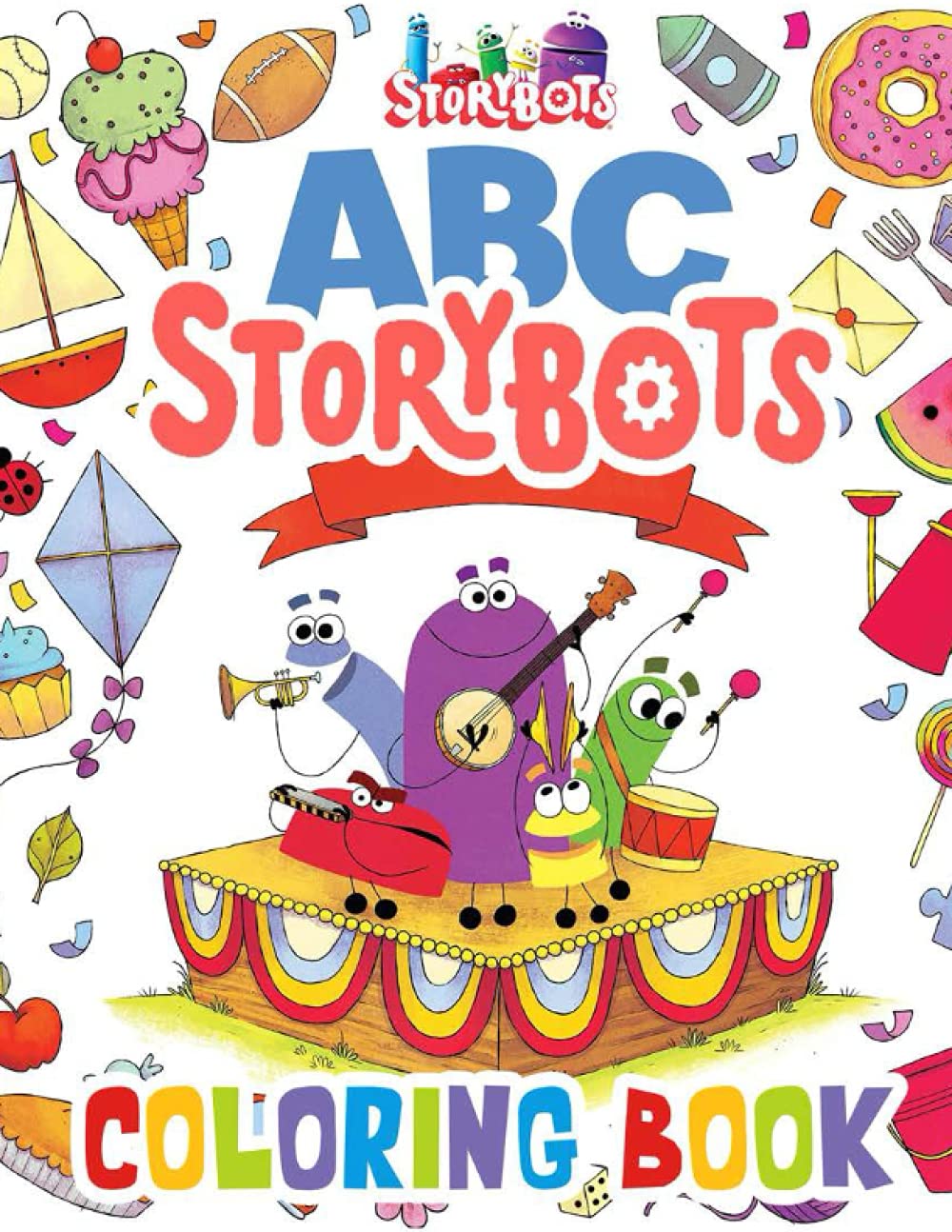 Buy StoryBots Alphabet Coloring Book: Amazing Coloring Book With Unique ...