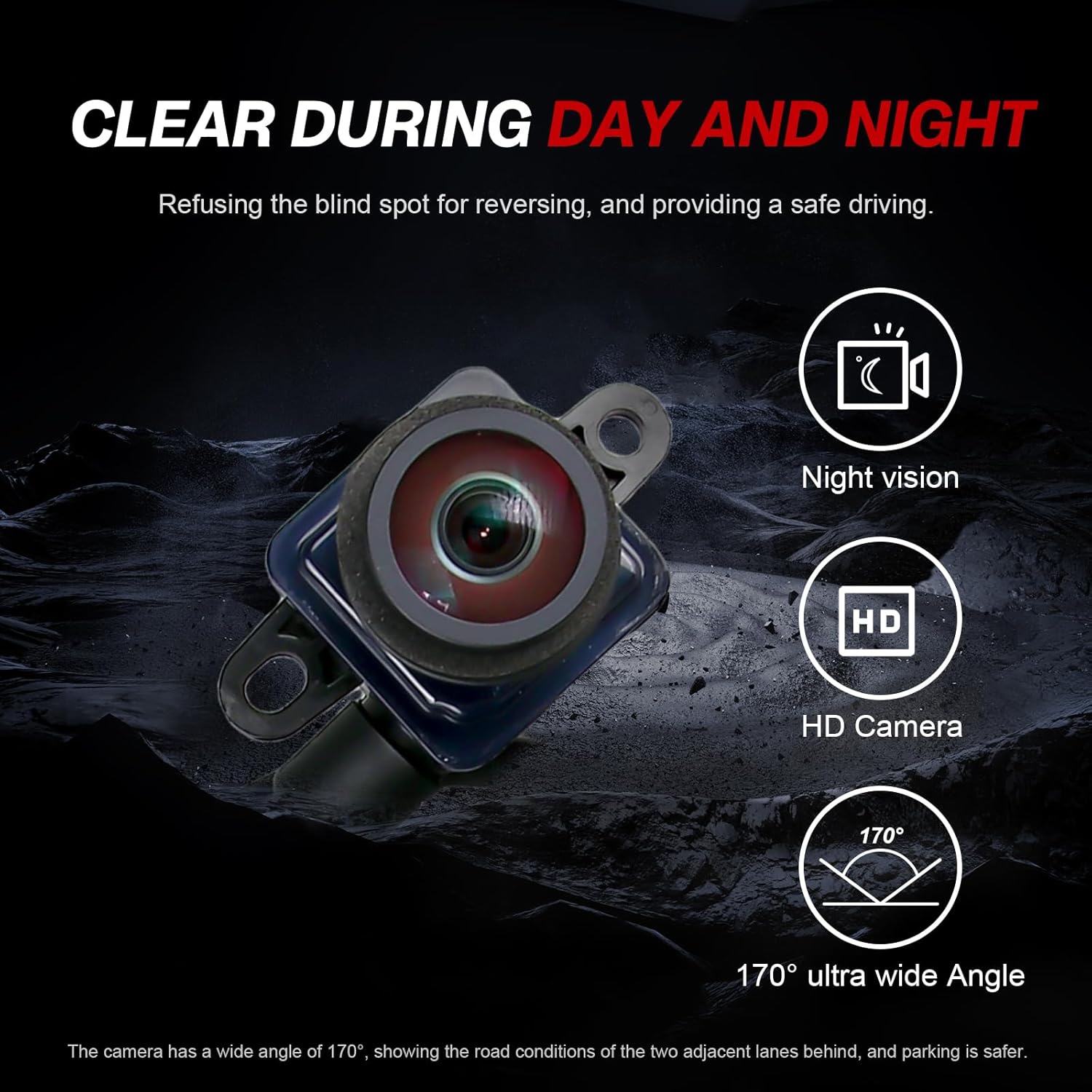 56054158AC Backup Camera Compatible with Journey 2011-2020 Replaces 56054158AB, 56054158AD, 56054158AE, 56054158AF, 56054158AG, 590-143, PAC109