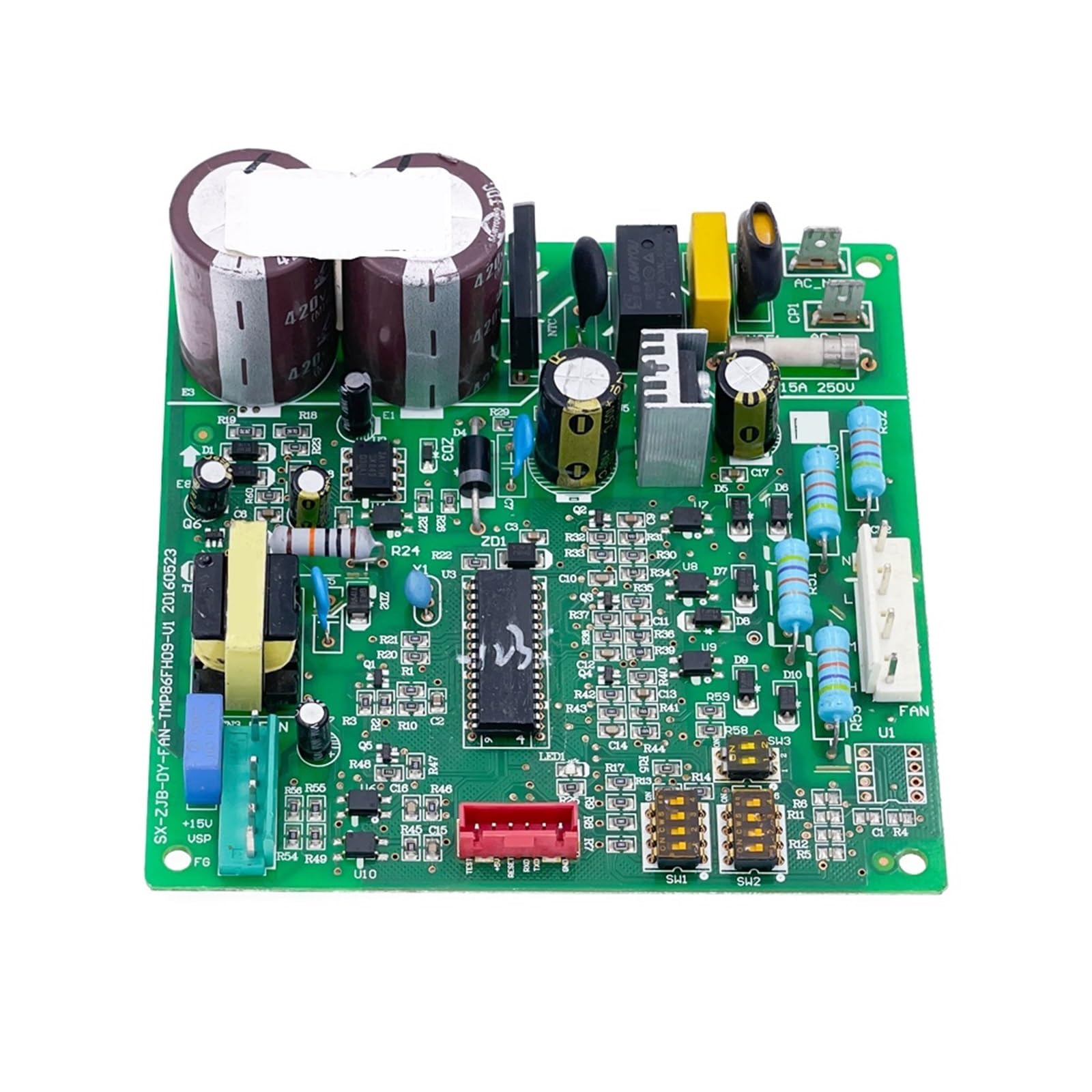 Używany do płyty sterującej centralnego klimatyzatora ZJB-DY-FAN-ACZDC-E1(SY) PCB modułu 11222544000010 części do klimatyzacji