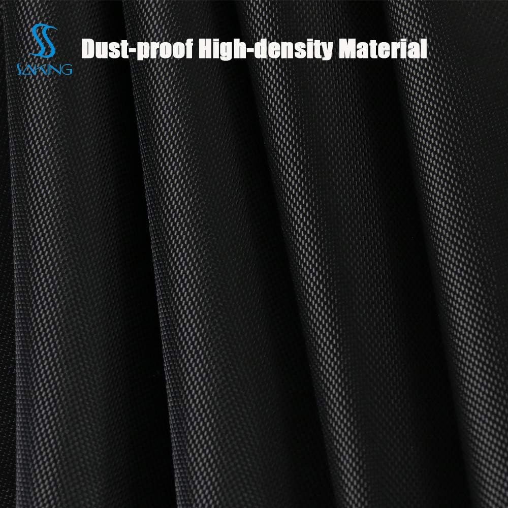 Saking Pool Table Cover,7 Feet Billiard Accessories Table Covers - Black