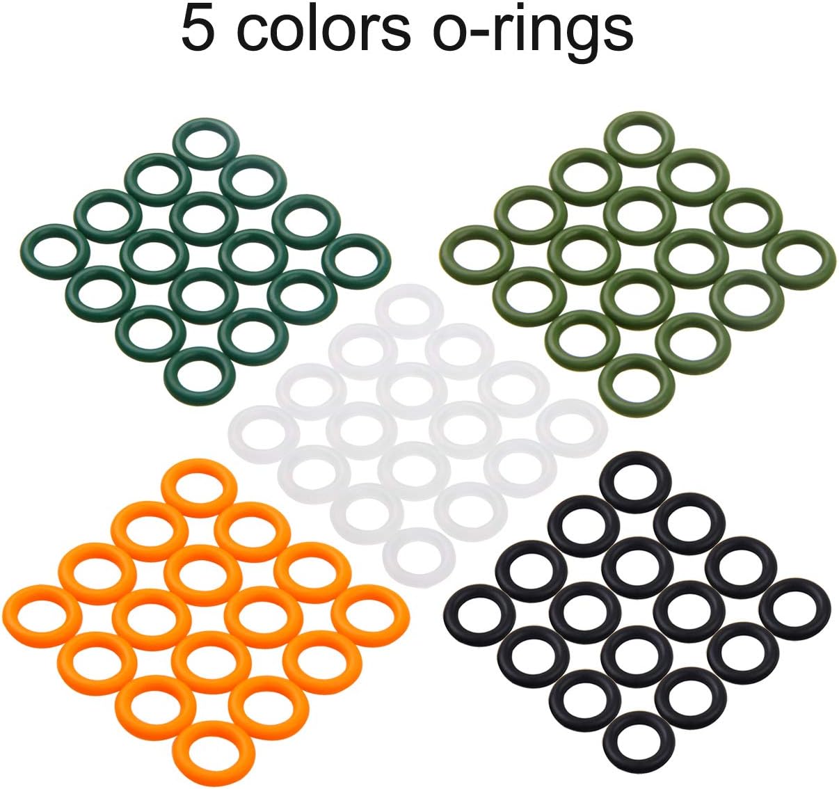 JSHANMEI Wacky Rig Worm Kit, Wacky Rig Tool, Wacky O-Rings, Wacky Jig Hooks, Plastic Soft Worms Baits Fishing Lures Tackle Kit : Sports & Outdoors