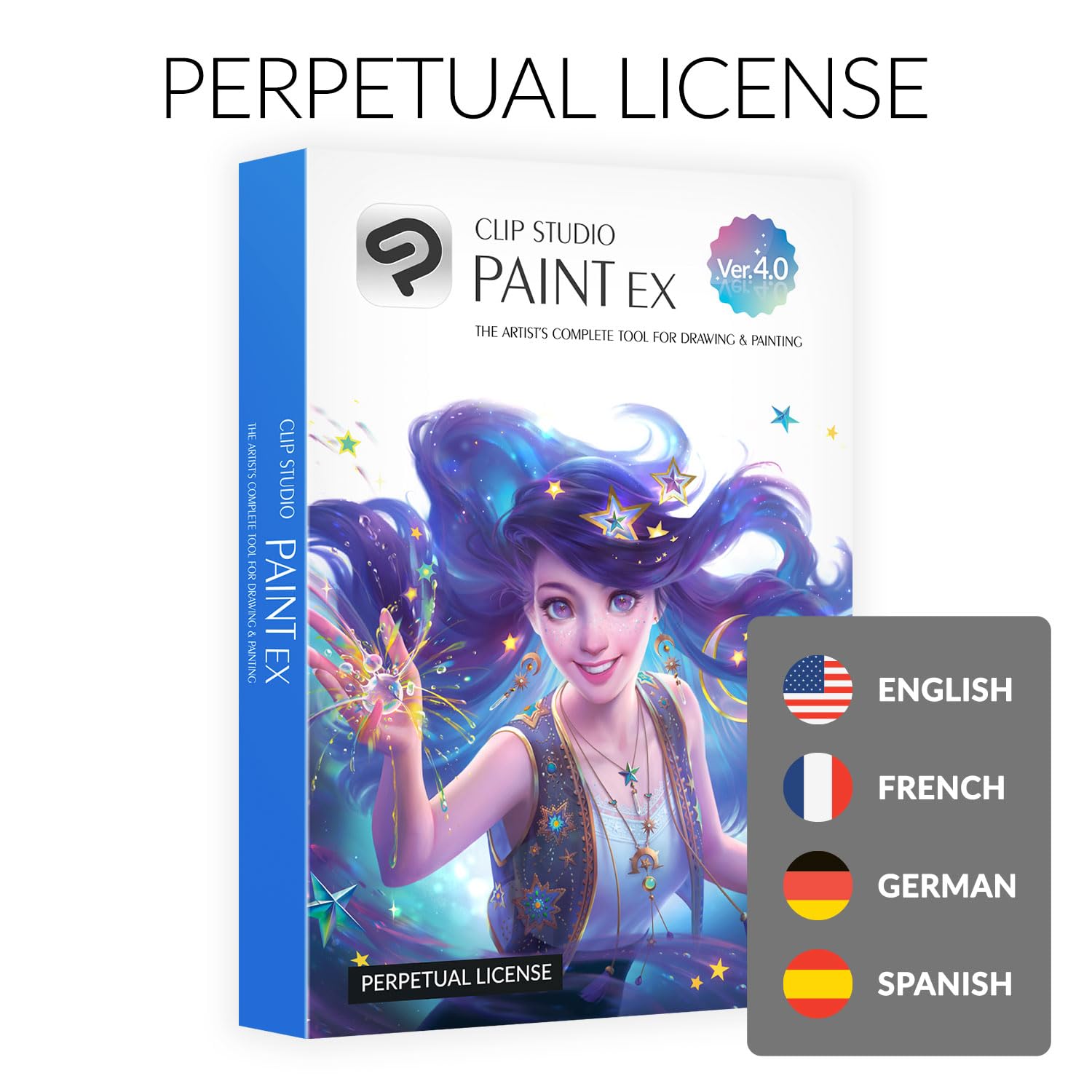 CLIP STUDIO PAINT EX - Versione 4 | Perpetual License | per Windows e macOS