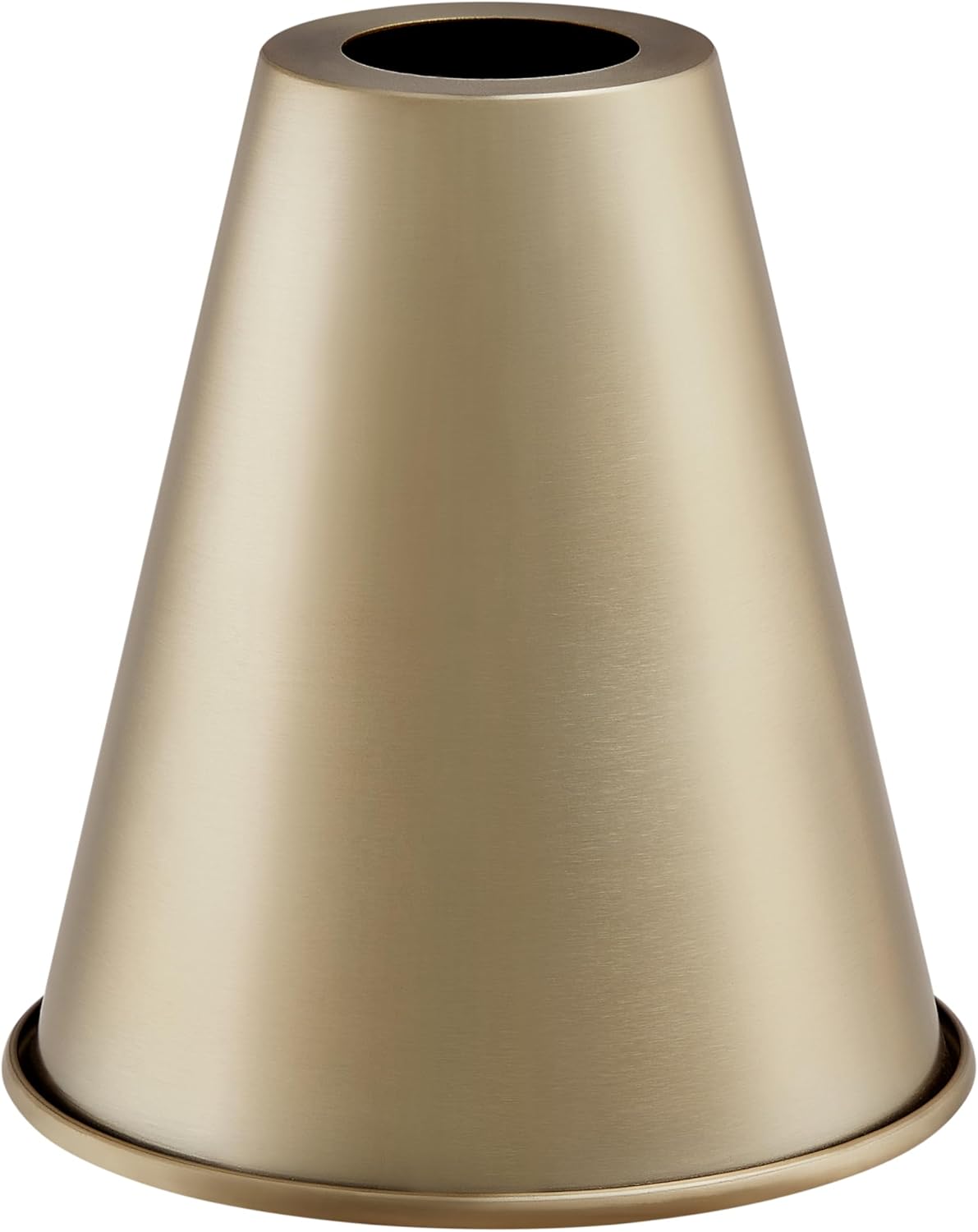 Aspen Creative 21603-41,Replacement Cone Metal Shade for Pendant Light,Light Bronze,6"W x 6-1/2"H,Center Hole 1-5/8"