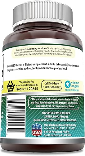 Miniatura 3 de Amazing Formulas Suplemento de biotina de 10000 mcg sin OMG sin gluten apoya el cabello la piel y las uñas saludables promueve el rejuvenecimiento