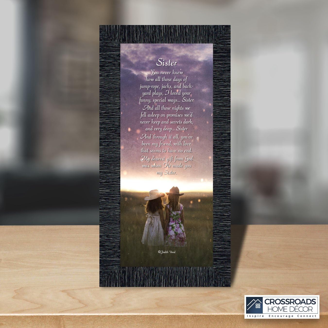 Crossroads Home Décor Sister Picture Frames, Sister Pictures, 7336CH