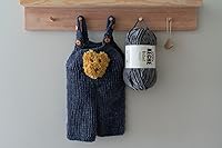 Vista 6 de Keche Hilo de terciopelo para ganchillo, manta de felpilla suave, voluminosa, hilo amigurumi, 3.53 oz (132 yardas), color menta