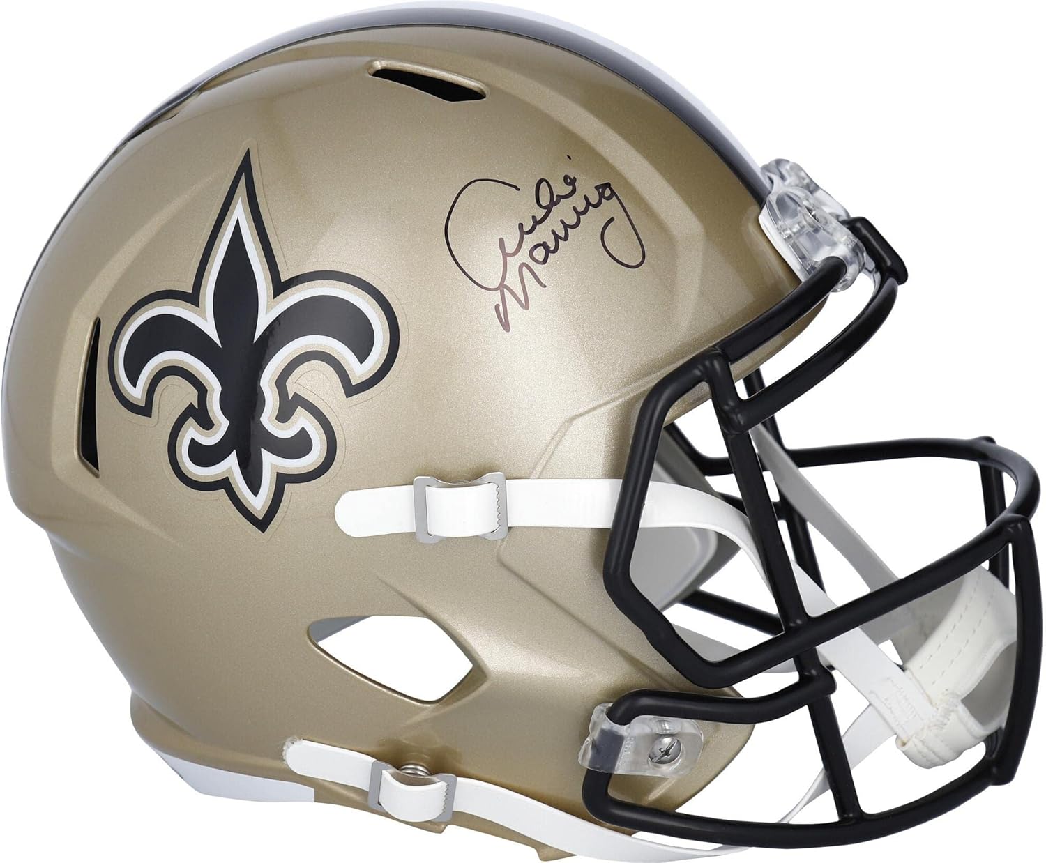 Archie Manning New Orleans Saints Autographed Riddell Speed Replica Helmet - Autographed NFL Helmets