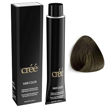 Cree Professional 7.17 - Mat Blond Permanent Hair Color - Long Lasting, Rich Vibrant - Gray Coverage 100ml - 3.4 fl.oz.