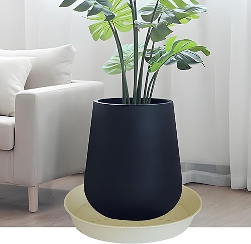 Miniatura 50 de Paquete de 6 platos para plantas, bandeja goteo agua, 4, 5, 6, 7, 8, 9, 10, 11, 12, 13, 15, 17, 19 pulgadas, resistentes, interior, exterior, base