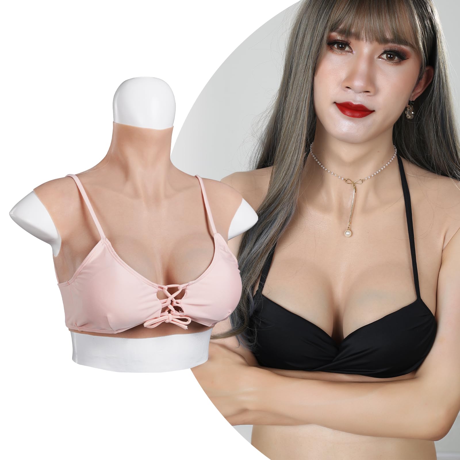 Amazon.co.jp: KUMIHO シリコンバスト 9代 アップグレード 人工乳房 