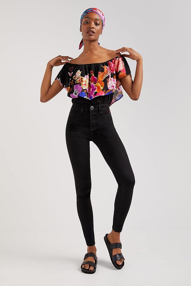 Amazon.co.jp: [デシグアル] M. Christian Lacroix 花柄ボディスーツ