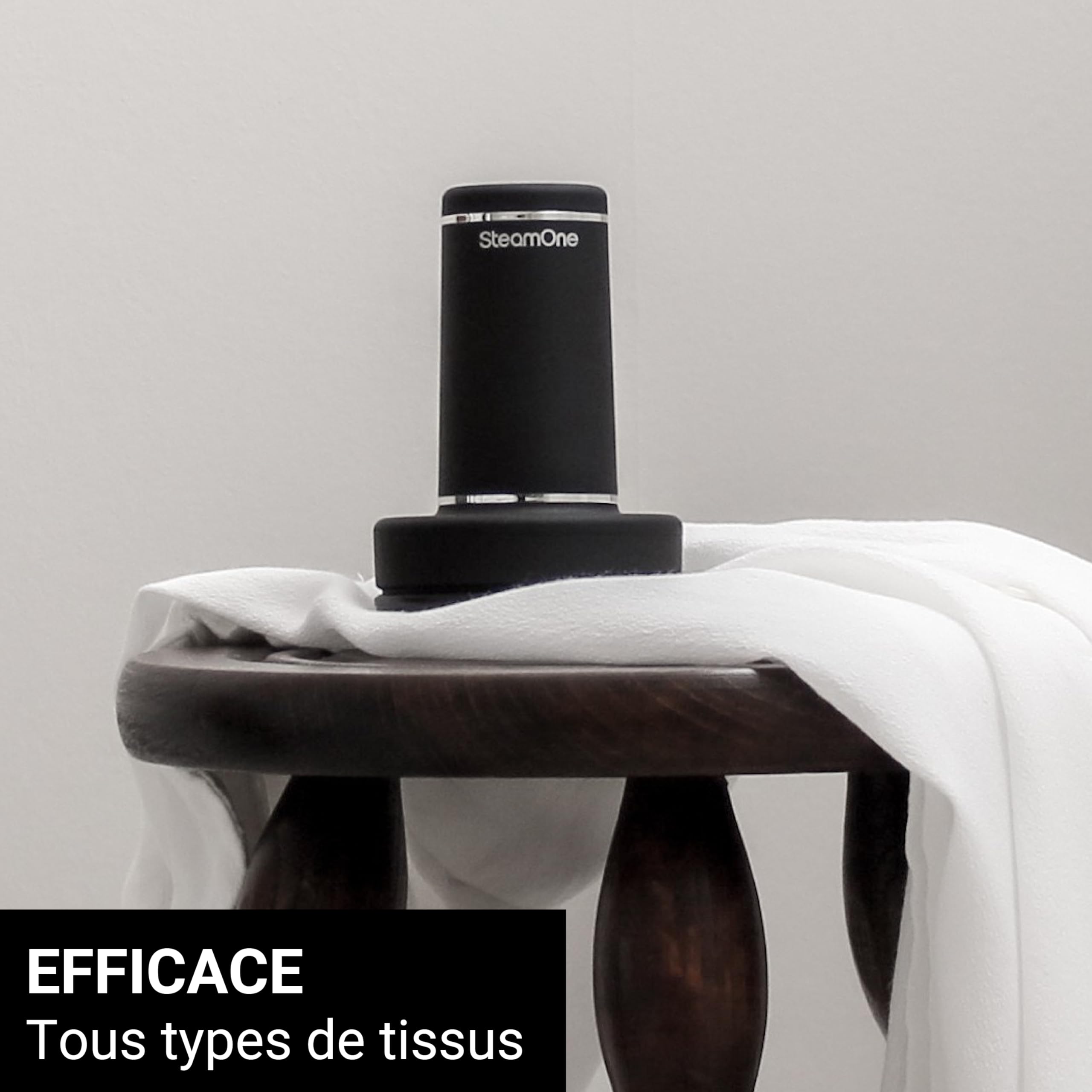 STEAMONE - Rasoir Anti Bouloche Rechargeable pour Vêtement Câble USB C - Coupe-Peluche avec Poignée Ergonomique Pratique et Efficace - 3 Lames en Acier Inoxydable - Entreprise Française RP10B