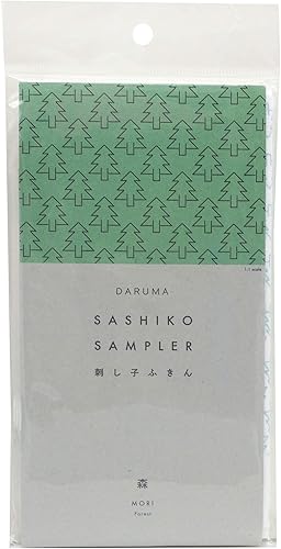 Miniatura 17 de DARUMA Sashiko Sampler - Tela original color azul marino (ángulo recto conectado)