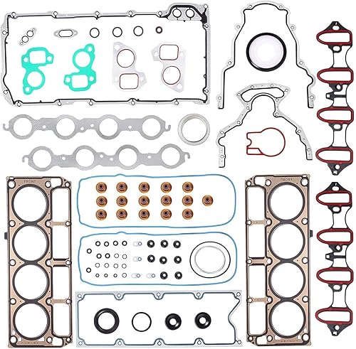 LIMICAR Juego completo de juntas de culata compatible con Silverado Tahoe GMC Yukon Envoy Buick Cadillac 4.8L 5.3L