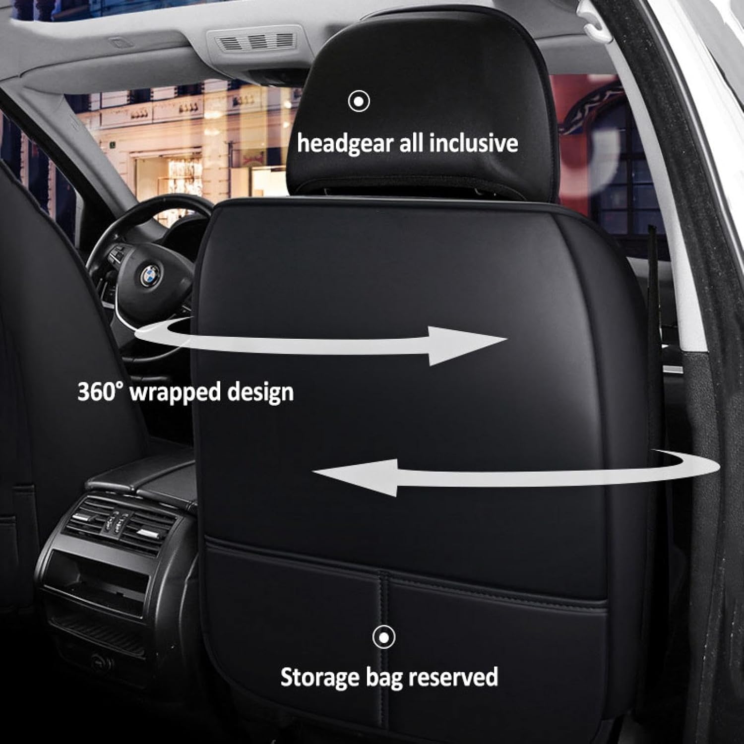 Car Seat Cover All-Season Universal All-wrap Seat Cover Five-seat Universal