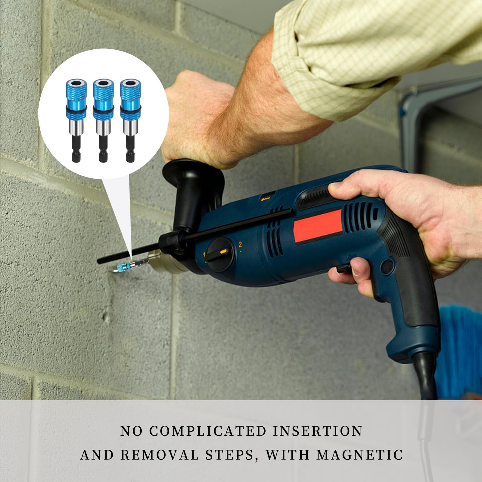 Trockenbau Bit Set 3-teilig - Rigips Schraubaufsatz Für Akku-Schrauber