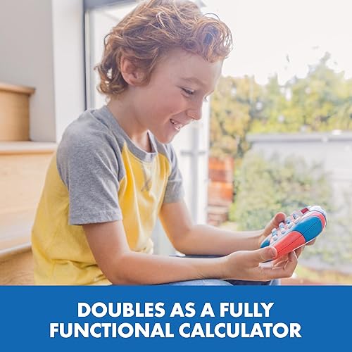 Miniatura 7 de Educational Insights Math Whiz - Juegos electrónicos de matemáticas, juego de sumas, restas, divisiones y multiplicaciones, juegos portátiles para