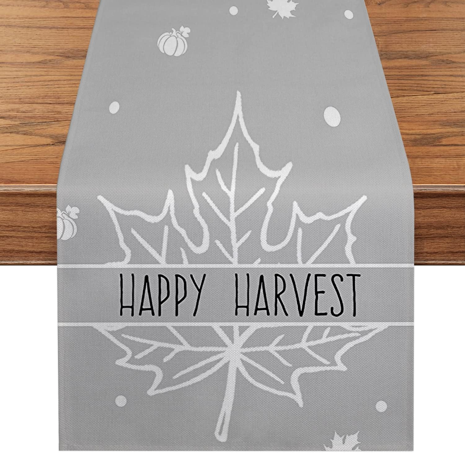 HXGHAR Fall Table Runner 13x72 Inch Maple Leaf Watercolor