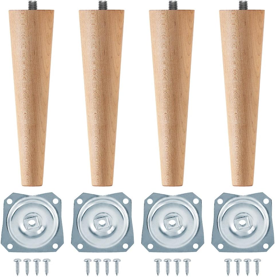 BurakBrand 6" MidCentury Modern Furniture Feet & Angled