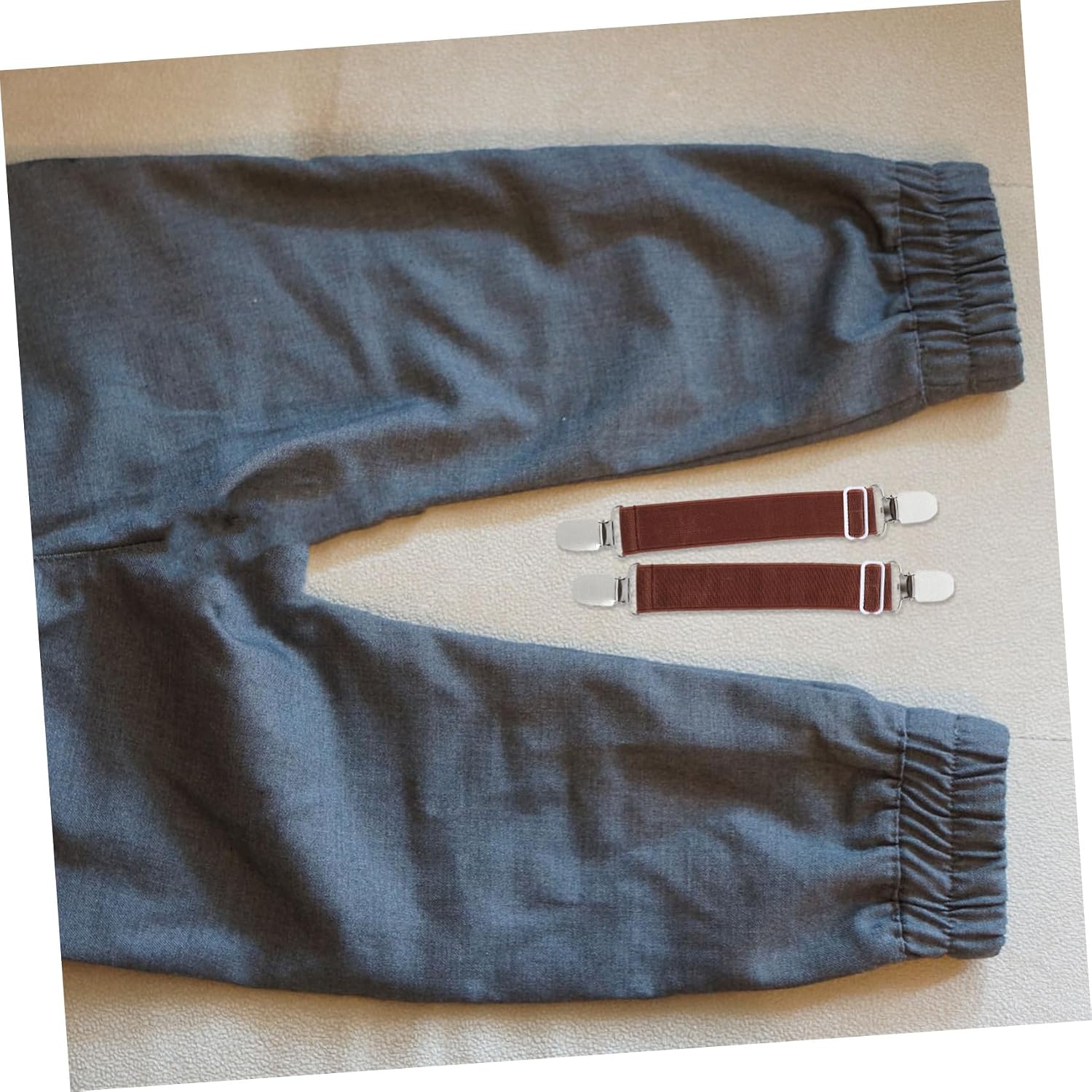 Hemoton Elastic Trouser Clip Bed Sheet Straps Heavy Duty Sheet Clips Multiuse Sofa Suspenders