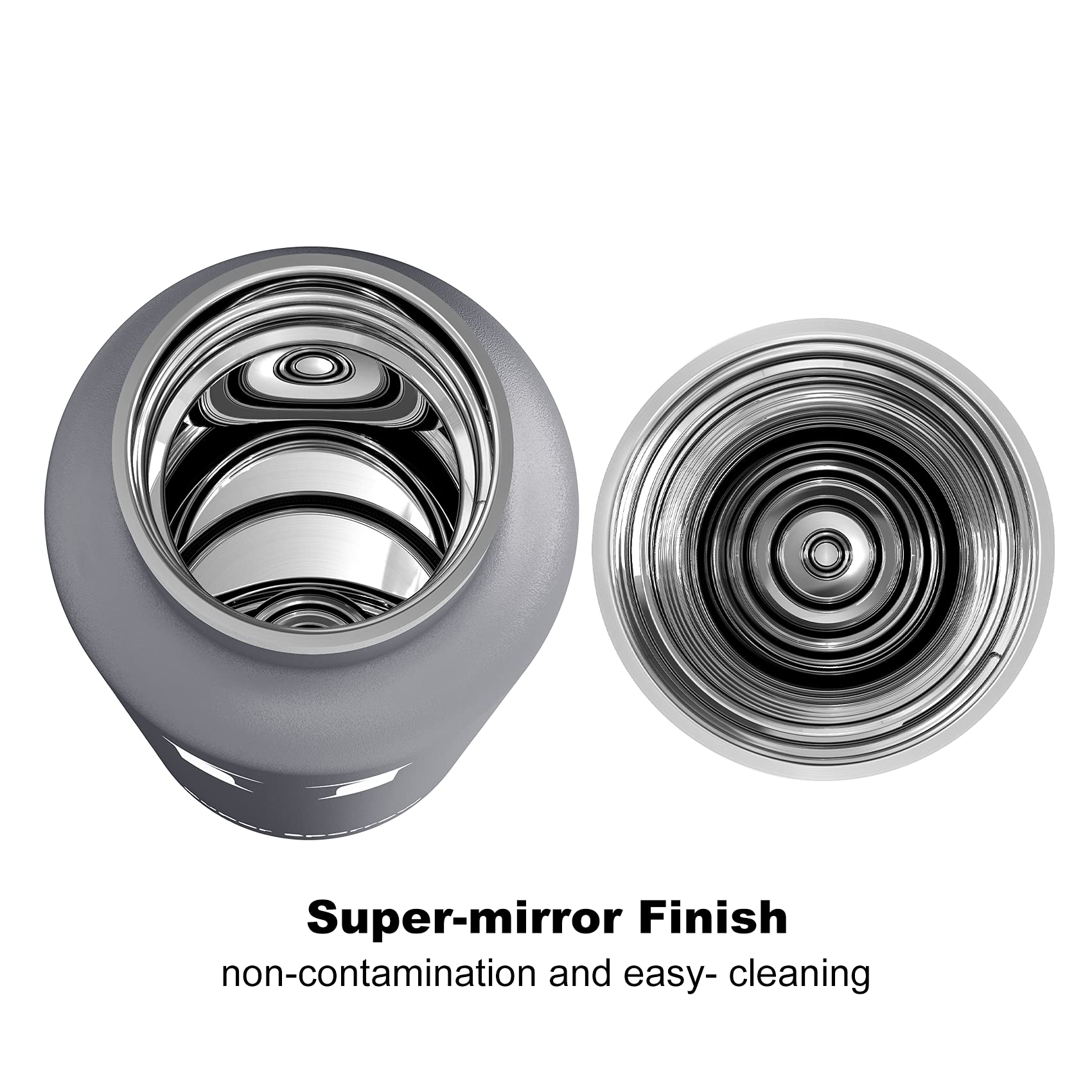 Super Sparrow Borraccia ultraleggera in acciaio inox 18/10-350 ml, 500 ml, 750 ml, borraccia termica in metallo, tappo flessibile standard, senza BPA, per palestra, viaggi, sport
