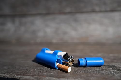 Miniatura 7 de The Clinger - A prueba de olores, a prueba de aplastamiento, tubo de cigarrillo, portátil, estuche más ligero que se fija a tu encendedor Bic o