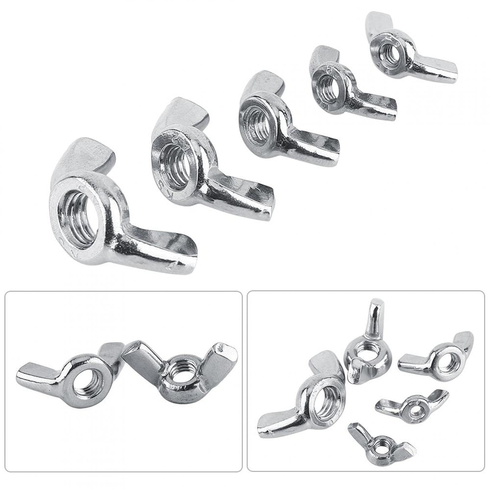 Dadi A Farfalla M5 In Acciaio Inox 304 - 50 Pezzi Per Fai Da Te, Edilizia E Meccanica - Foto 7