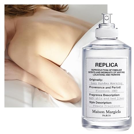 Maison Margiela - Replica - Lazy Sunday Morning Eau de Toilette - Fresh & Floral Fragrance - With Lily of the Valley, Iris Accord & White Musks Accord - 1.0 Fl Oz