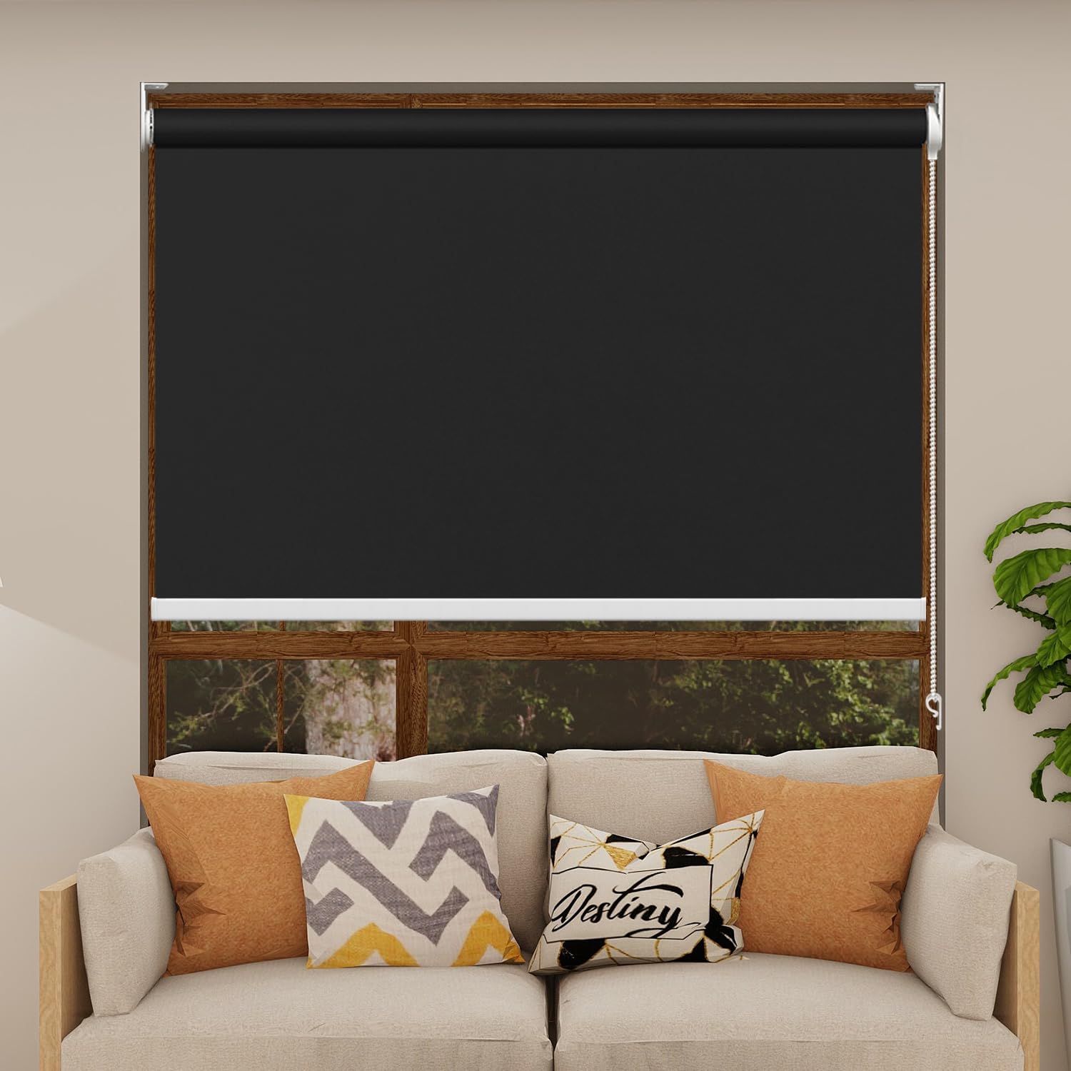 Amazon｜FHSBlinds ロールスクリーン ロールカーテン FHSBlinds
