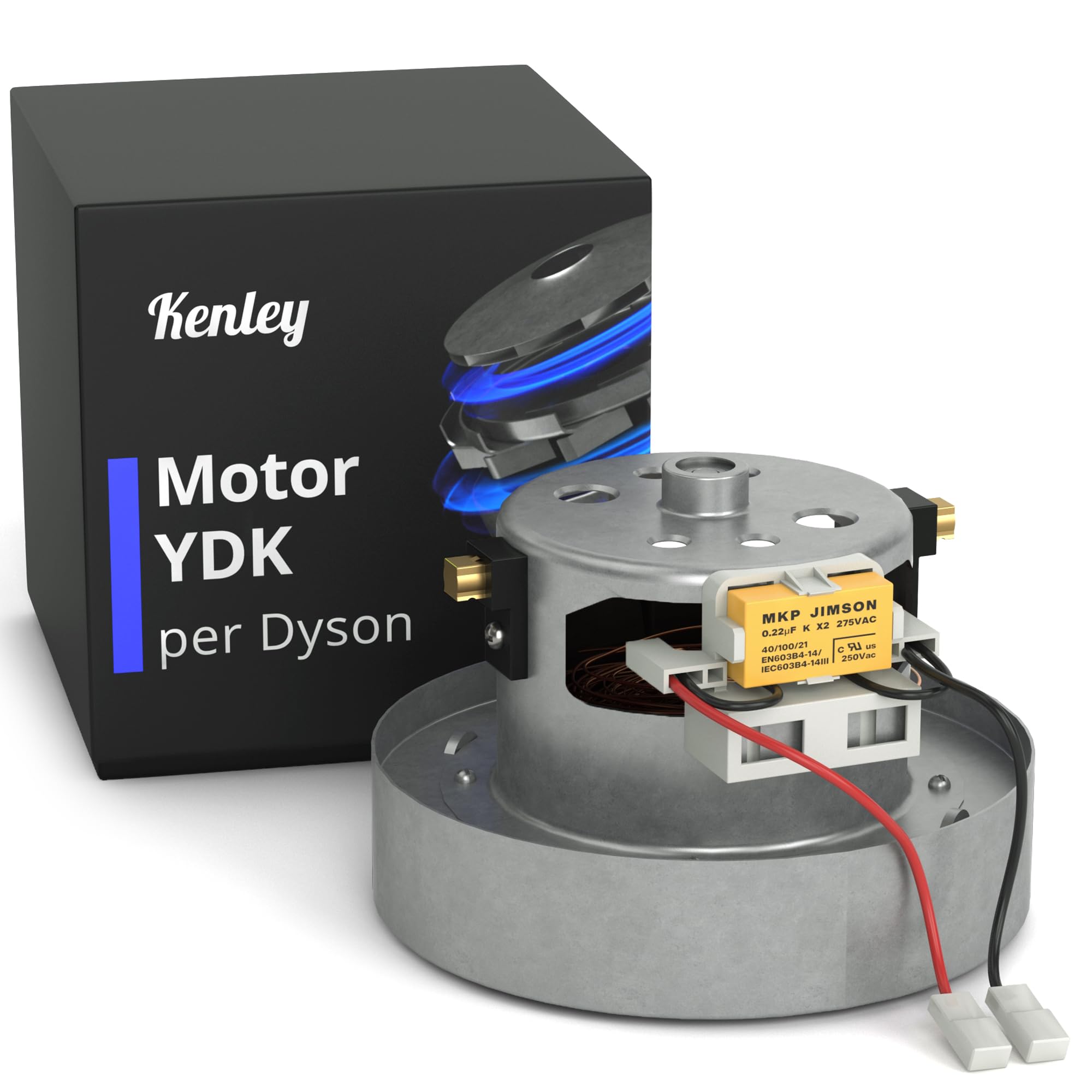 Kenley Motore 240V YDK per Serie di Aspirapolvere Dyson DC05 DC08 | Compatibile Con DC08i DC11 DC19 DC19i DC19dB DC19dBi DC19T2 DC20 DC21 DC29 / 905358-06, 905358-05, 911933-01, 90399806