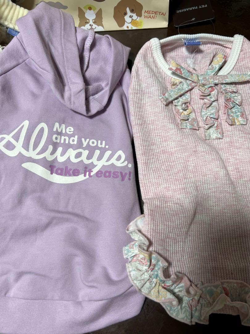 ペットパラダイス　福袋　女の子　SS　もこもこ　ウェア　ワンピース　トレーナー Amazon.co.jp: ペットパラダイス 福袋 2024 女の子 SS : ファッション